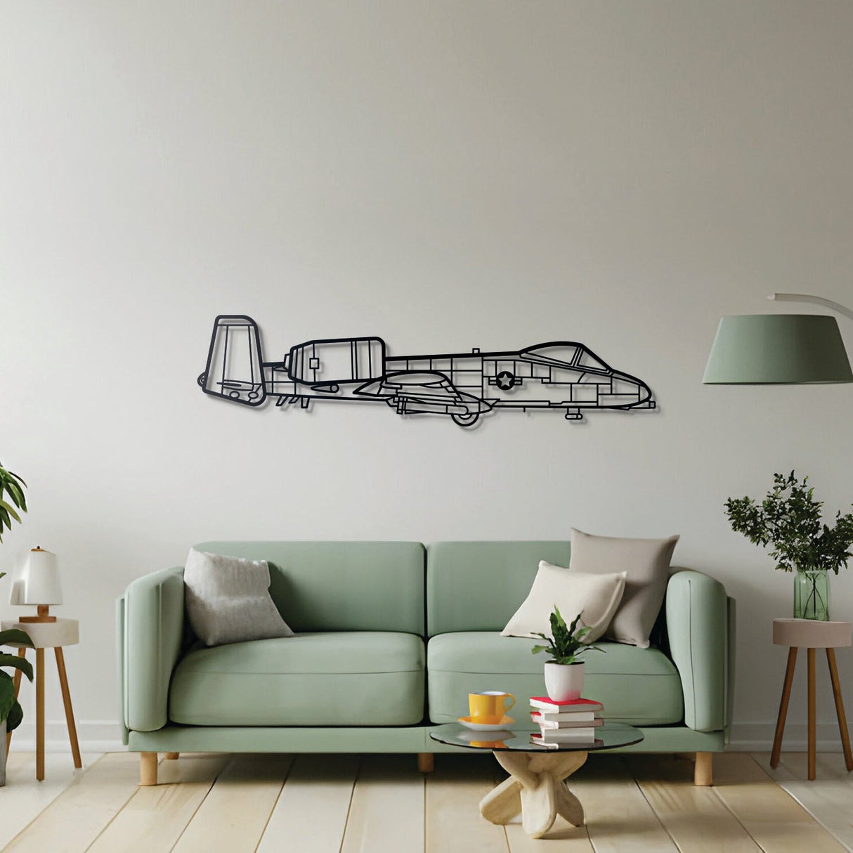 A-10 Thunderbolt 2 Metal Aircraft Wall Art - NCP0015