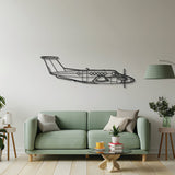 King Air B200 Metal Aircraft Wall Art - NCP0101