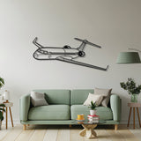 CRJ700 Angle Metal Aircraft Wall Art - NCP0374