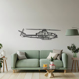 AH-1Z Viper Metal Aircraft Wall Art - NCP0024