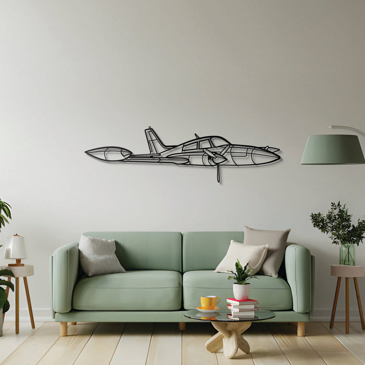 310R Angle Metal Aircraft Wall Art - NCP0304