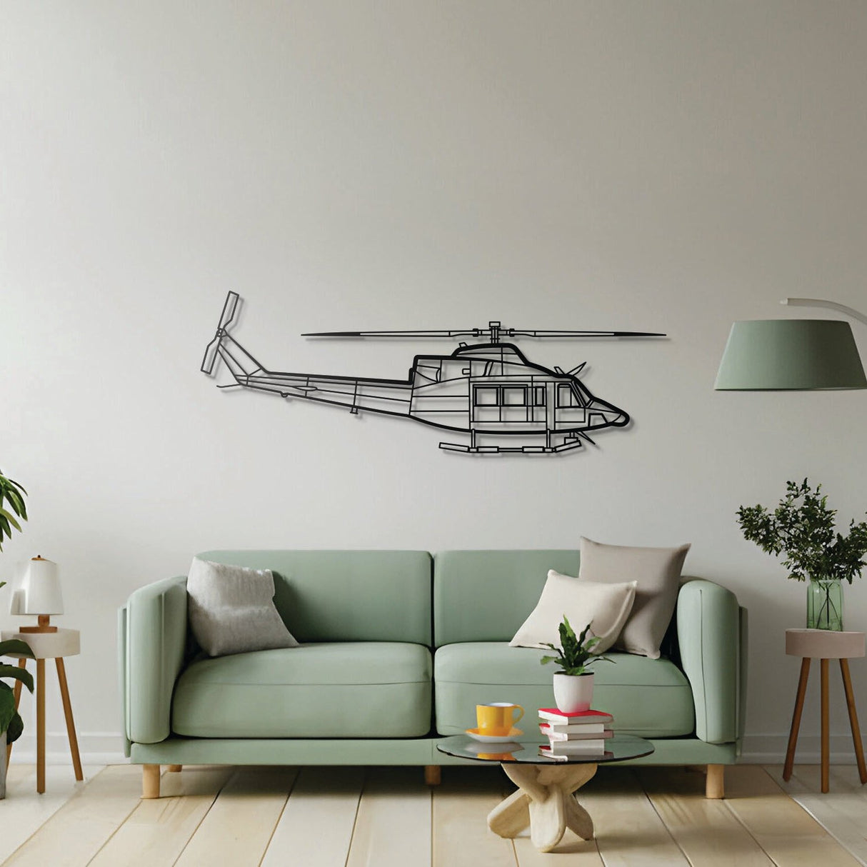 412EP Metal Aircraft Wall Art - NCP0157