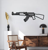 AK-47 Metal Weapon Wall Art - NCP0679