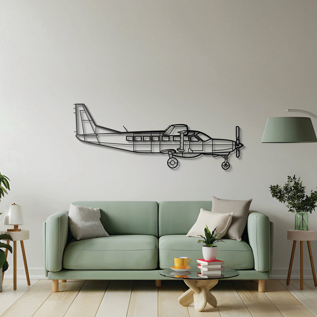 208B Grand Caravan EX Metal Aircraft Wall Art - NCP0155