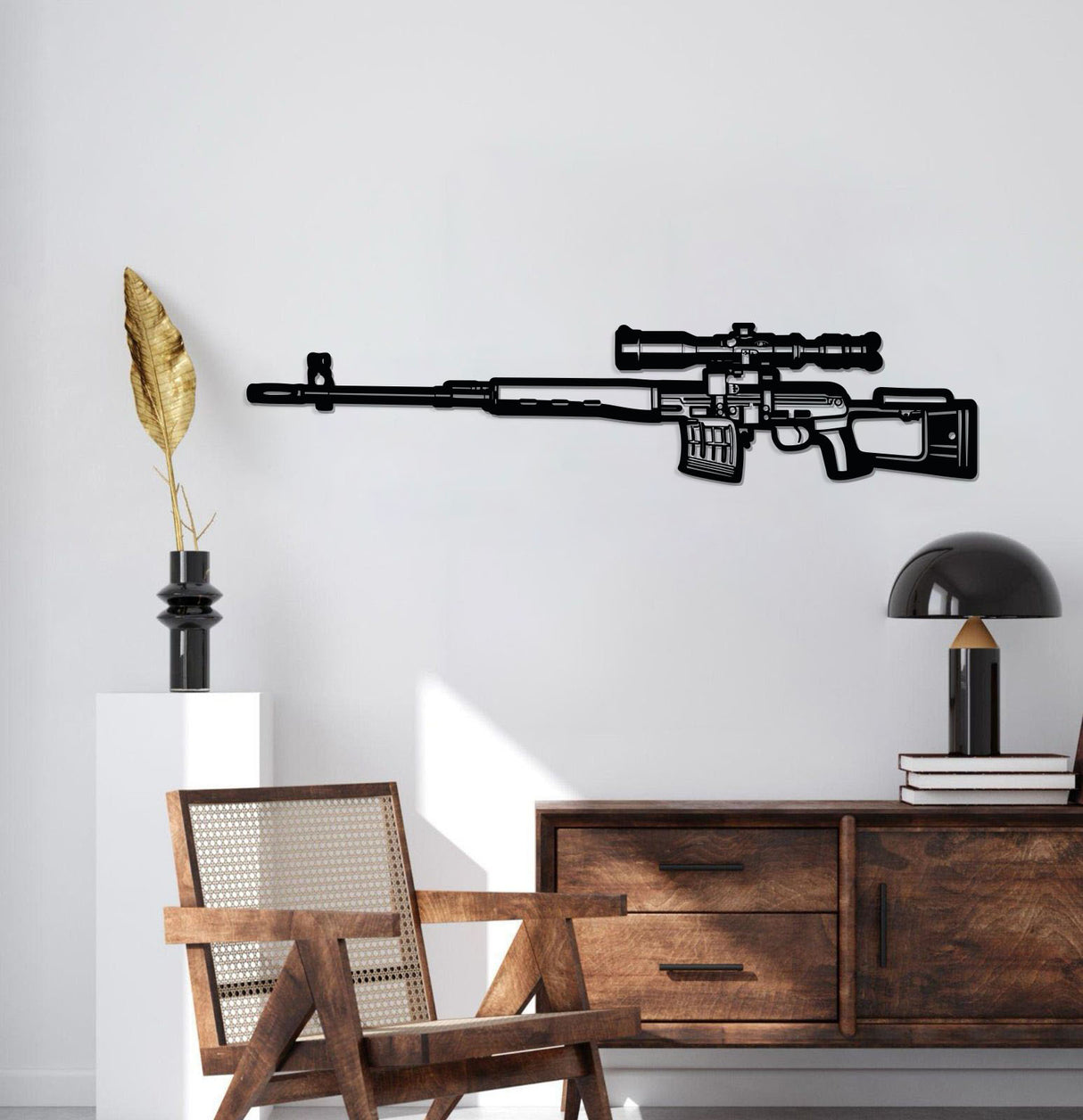 Dragunov Metal Weapon Wall Art - NCP0680