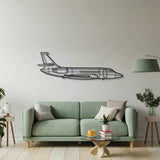 Falcon 2000 Metal Aircraft Wall Art - NCP0426