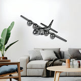 C-130H2 Angle Metal Aircraft Wall Art - NCP0531