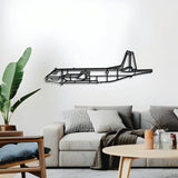 Atlantique 2 Metal Aircraft Wall Art - NCP0519