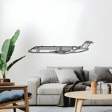 CRJ700 Metal Aircraft Wall Art - NCP0218