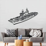 Cavour (C550) Metal Aircraft Carrier Wall Art - NCP0676