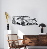 Imola Perspective Metal Car Wall Art - NC1220