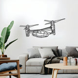 CV-22 Osprey Angle Metal Aircraft Wall Art - NCP0375