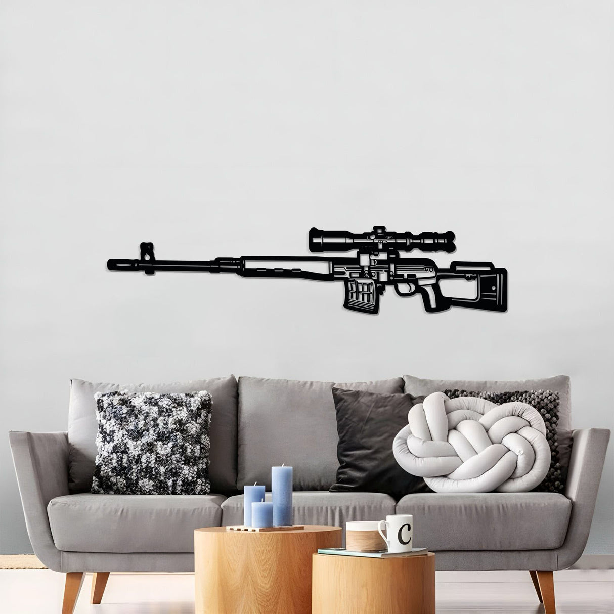 Dragunov Metal Weapon Wall Art - NCP0680