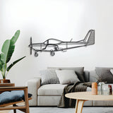 AS SA 202 Bravo Metal Aircraft Wall Art - NCP0258