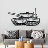 Leopard 2A7 Metal Tank Wall Art - NCP0628