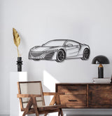 2017 NSX Perspective Metal Car Wall Art - NC1213