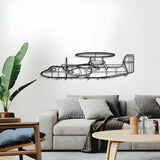 E-2D Hawkeye Metal Aircraft Wall Art - NCP0172