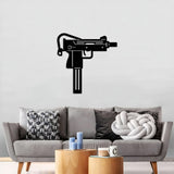Uzi Metal Weapon Wall Art - NCP0684