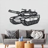 K2 Black Panther Metal Tank Wall Art - NCP0640