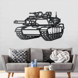 M1 Abrams Metal Tank Wall Art - NCP0629