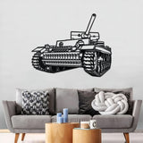 Panzerkampfwagen III Metal Tank Wall Art - NCP0661