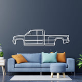 2002 Ram 3500 Metal Car Wall Art - NC0302