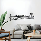 CJ6 Metal Aircraft Wall Art - NCP0539