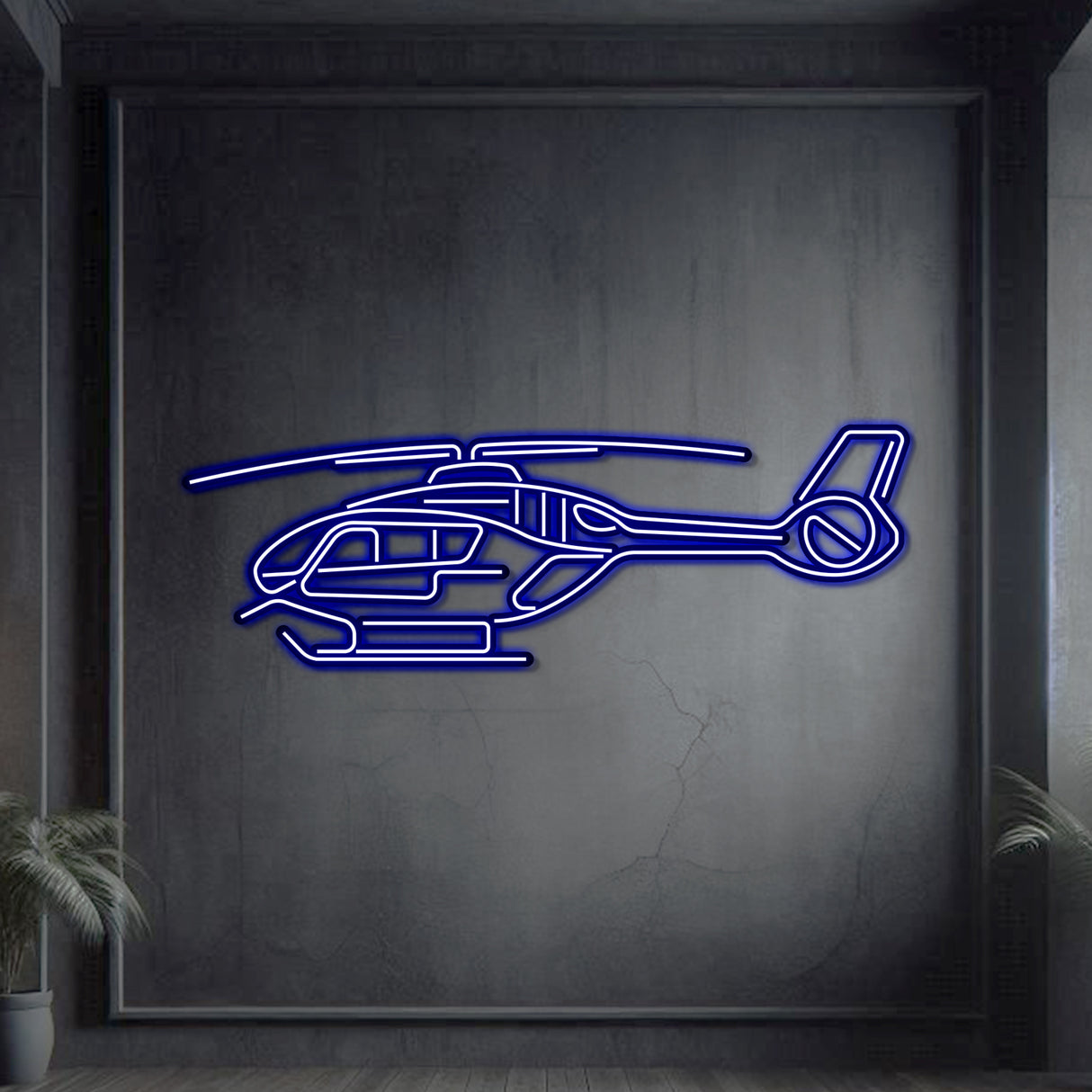 Juno HT1 Metal Neon Aircraft Wall Art - NCN0051