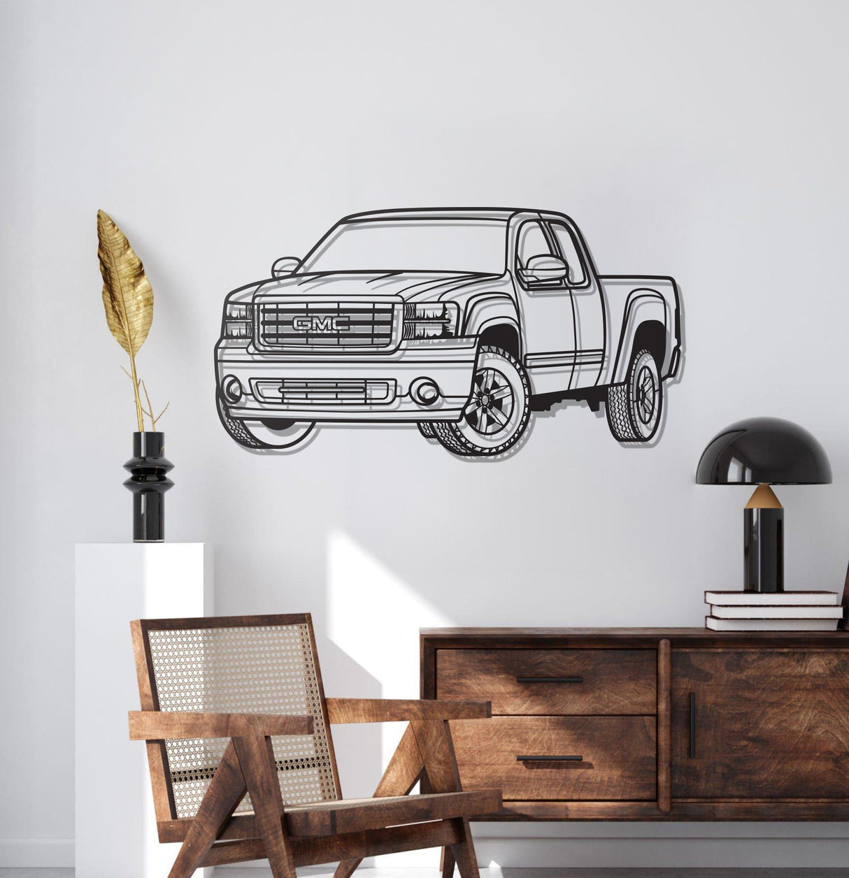 2007 Sierra Perspective Metal Car Wall Art - NC1121