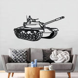 M48 Metal Tank Wall Art - NCP0657