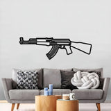 AK-47 Metal Weapon Wall Art - NCP0679