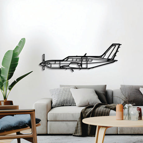Matte-finish M500 Meridian aircraft wall art, perfect avgeek gift for aviation enthusiasts on special occasions