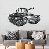 KV-1 Metal Tank Wall Art - NCP0632