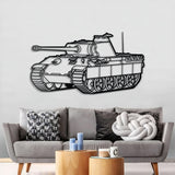 Panther Metal Tank Wall Art - NCP0636