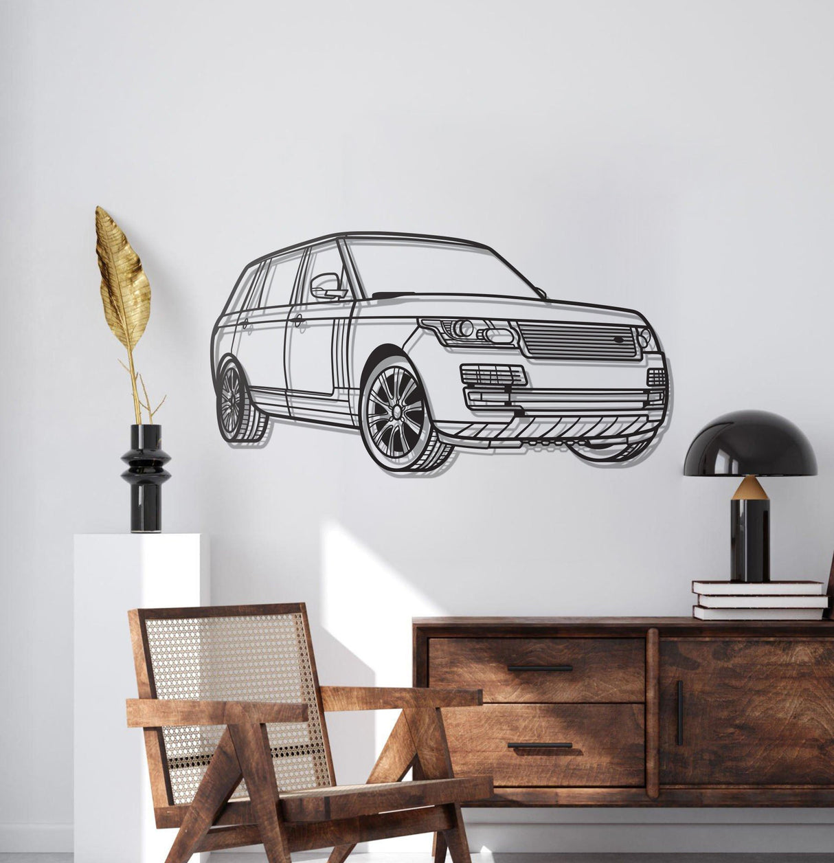 2017 Range Rover Perspective Metal Car Wall Art - NC1122