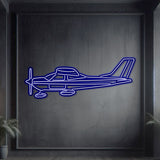 177A Metal Neon Aircraft Wall Art - NCN0001