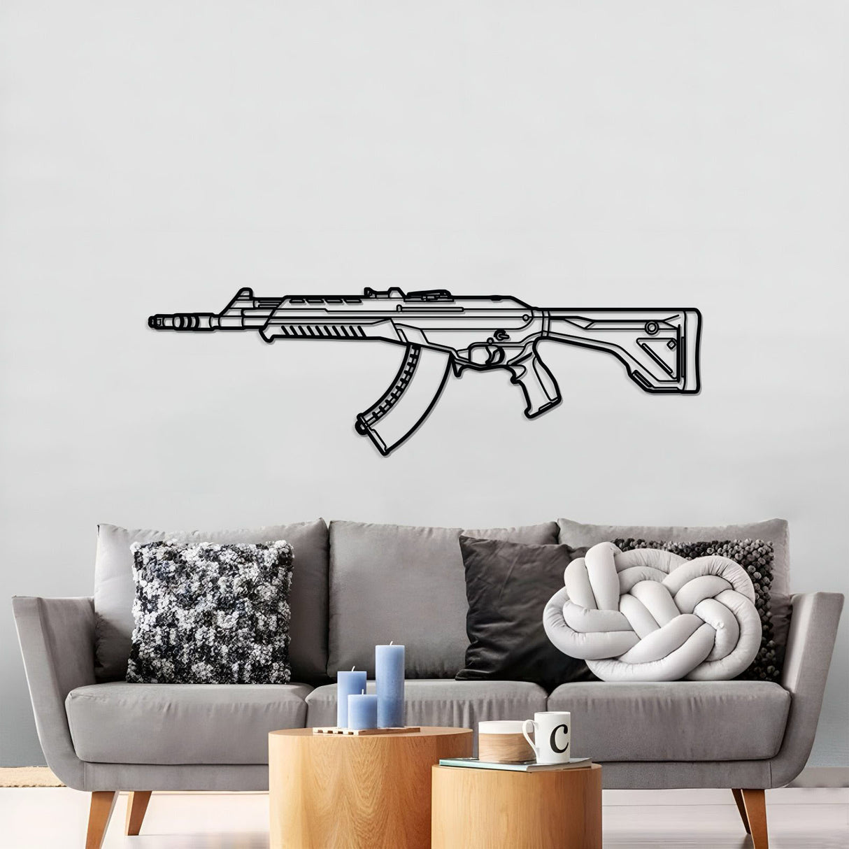 Vandal Metal Weapon Wall Art - NCP0681