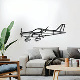 B23  Metal Aircraft Wall Art - NCP0521