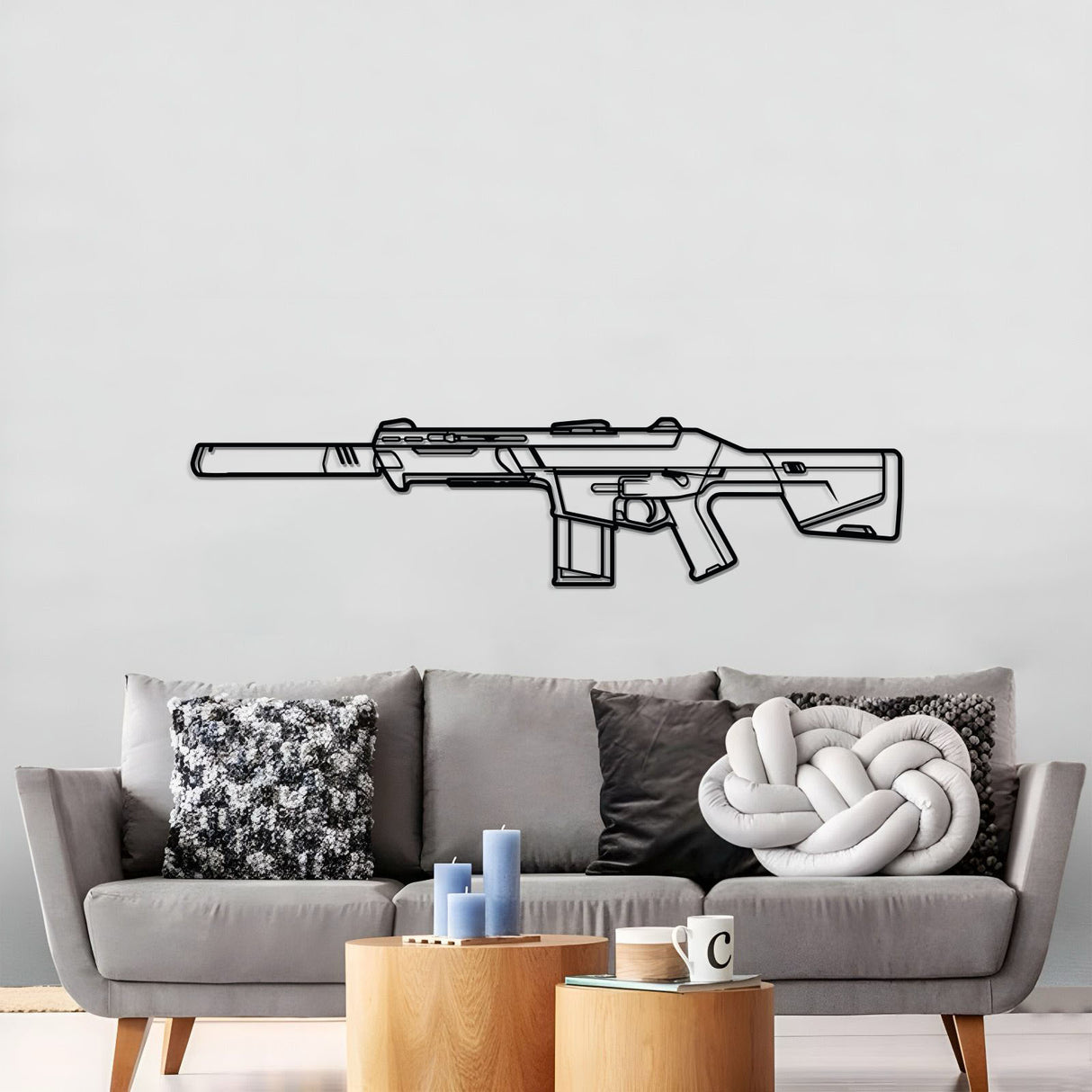 Phantom Metal Weapon Wall Art - NCP0682