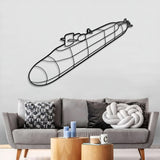 Ohio Class Metal Submarine Wall Art - NCP0644