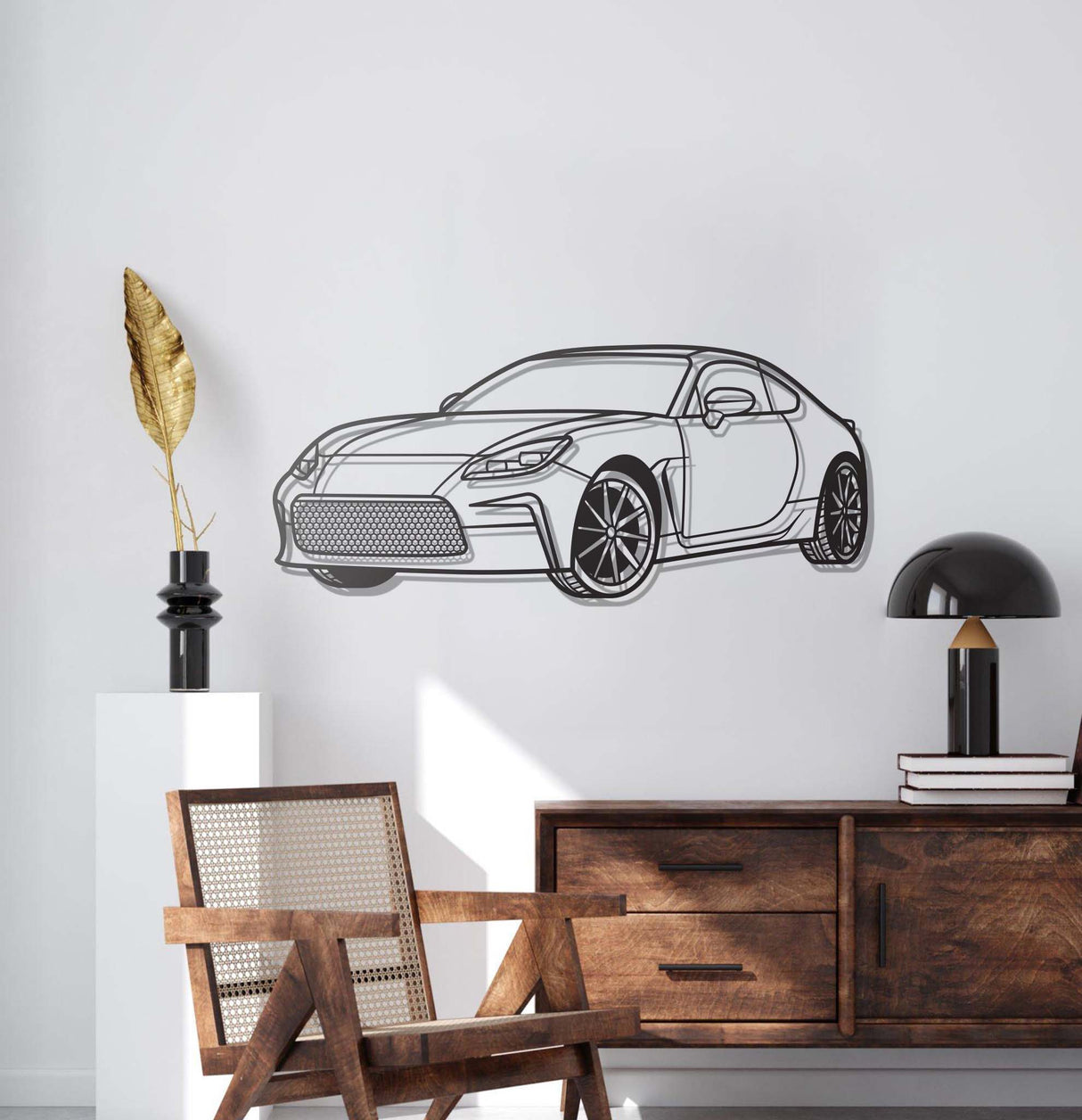 2022 GR86 Perspective Metal Car Wall Art - NC1222