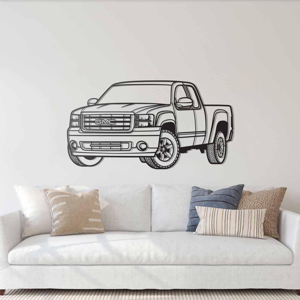 2007 Sierra Perspective Metal Car Wall Art - NC1121