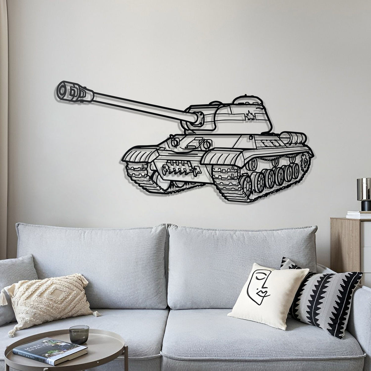 IS-2 Metal Tank Wall Art - NCP0635