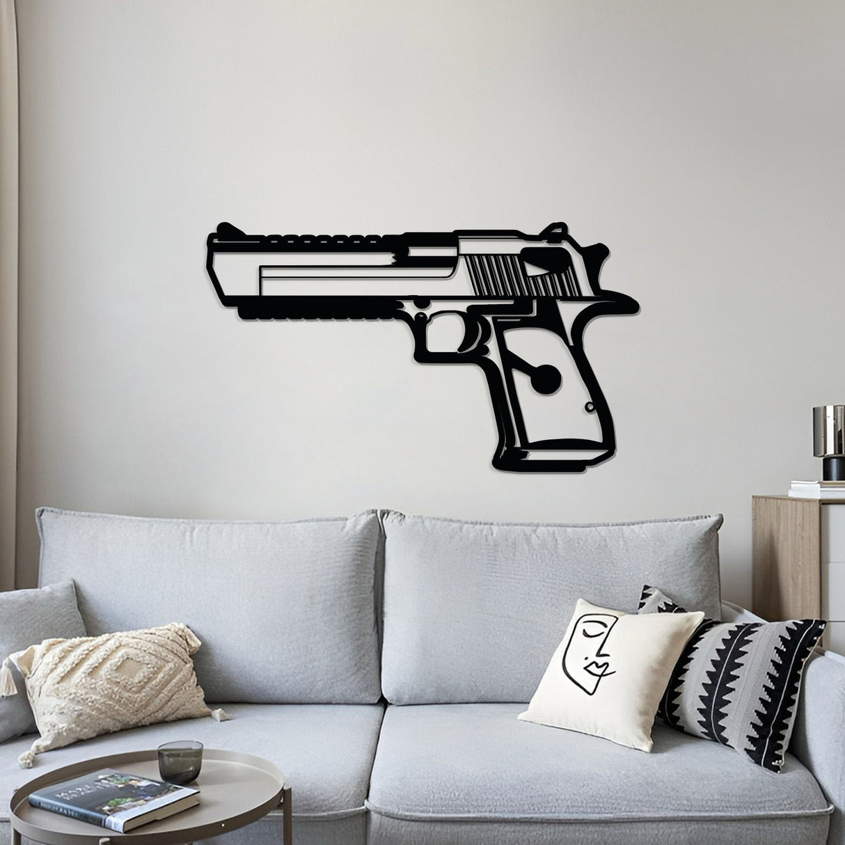 Desert Eagle Metal Weapon Wall Art - NCP0685