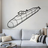 Ohio Class Metal Submarine Wall Art - NCP0644