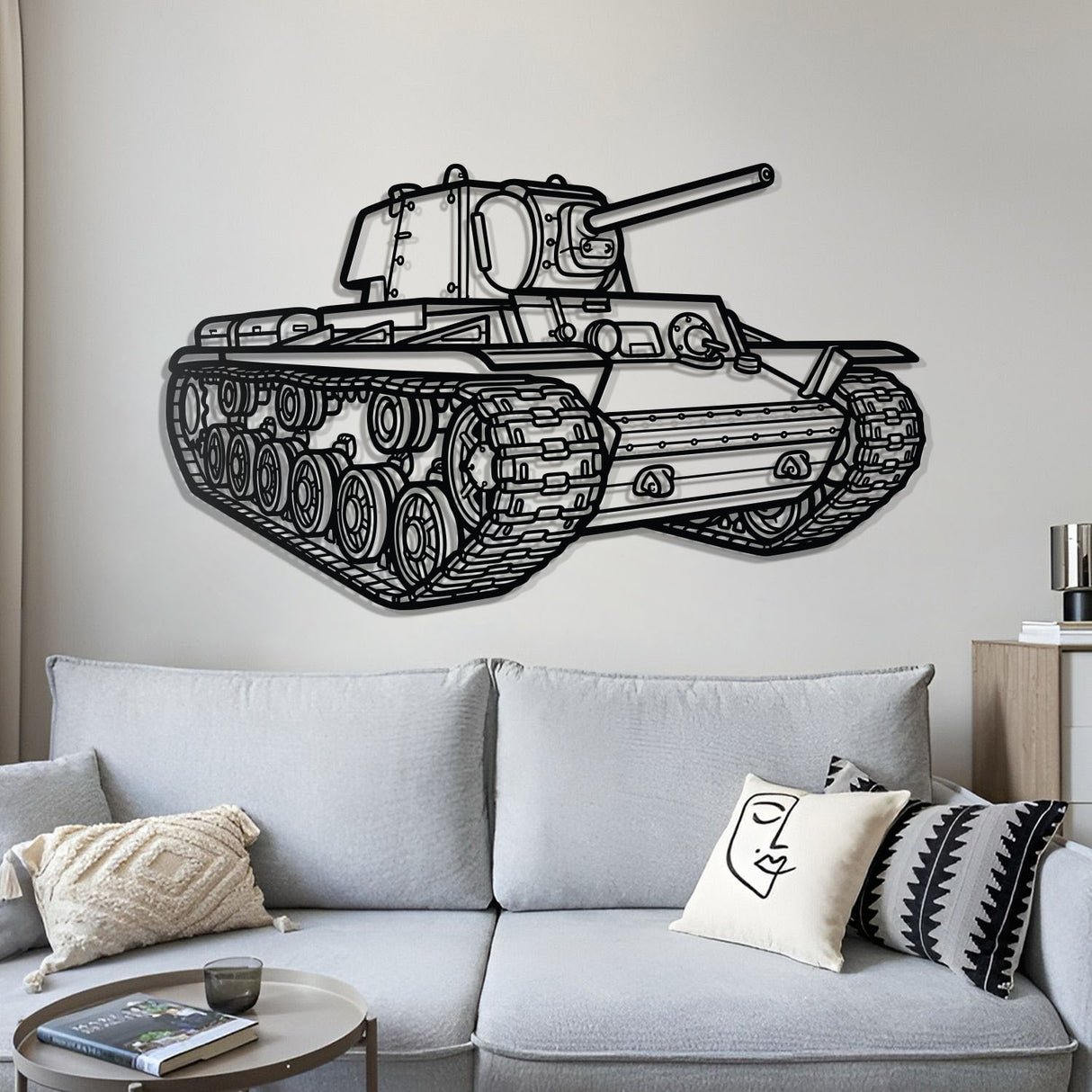 KV-1 Metal Tank Wall Art - NCP0632