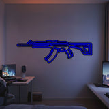 Vandal Metal Neon Weapon Wall Art - NCN0069