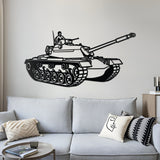 M48 Metal Tank Wall Art - NCP0657
