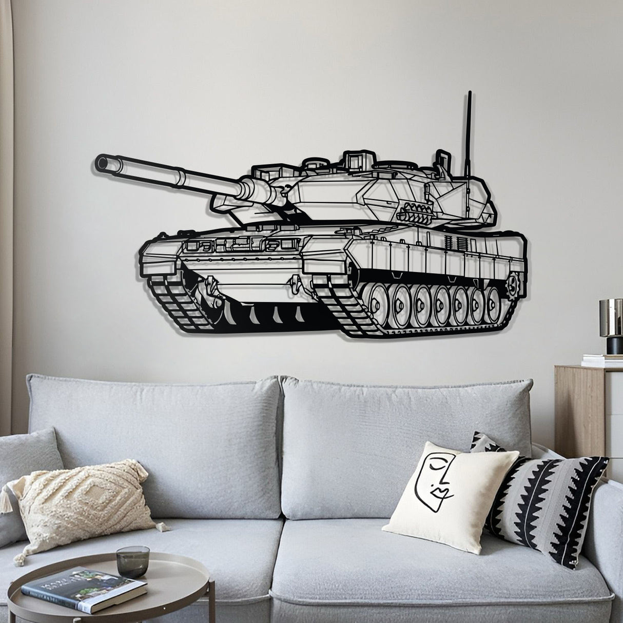 Leopard 2A7 Metal Tank Wall Art - NCP0628