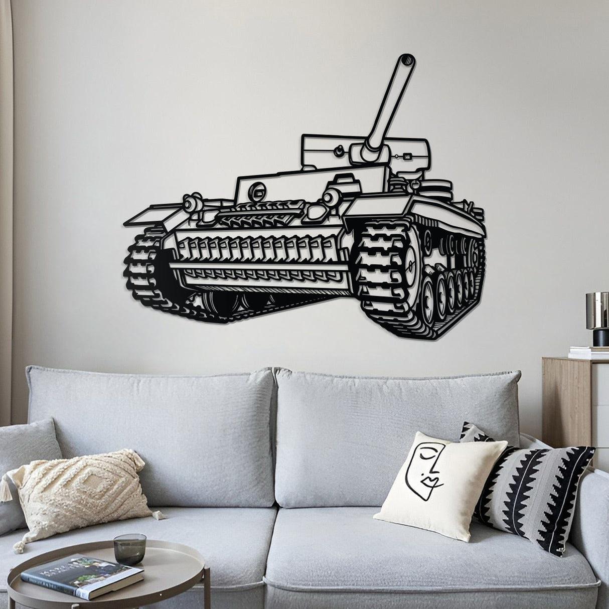 Panzerkampfwagen III Metal Tank Wall Art - NCP0661